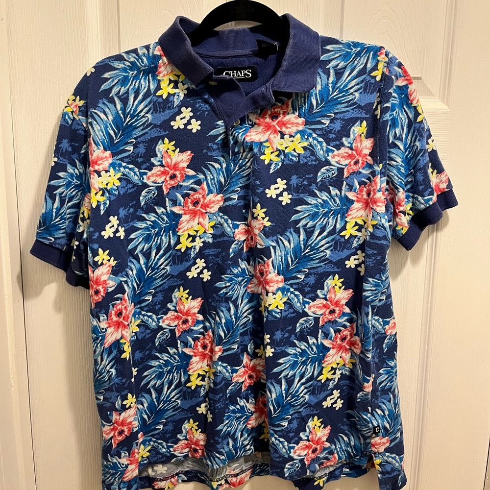 Chaps Floral Dress Shirt